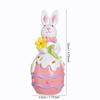 Cute Bunny Easter Rabbit  Figurines Nordic Style Sweater Rabbit Ornament Easter Eggs Ornament  Home
