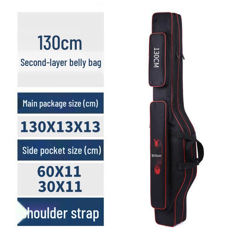 Многофункциональный водонепроницаемый рюкзак для хранения рыболовных снастей и удилищ