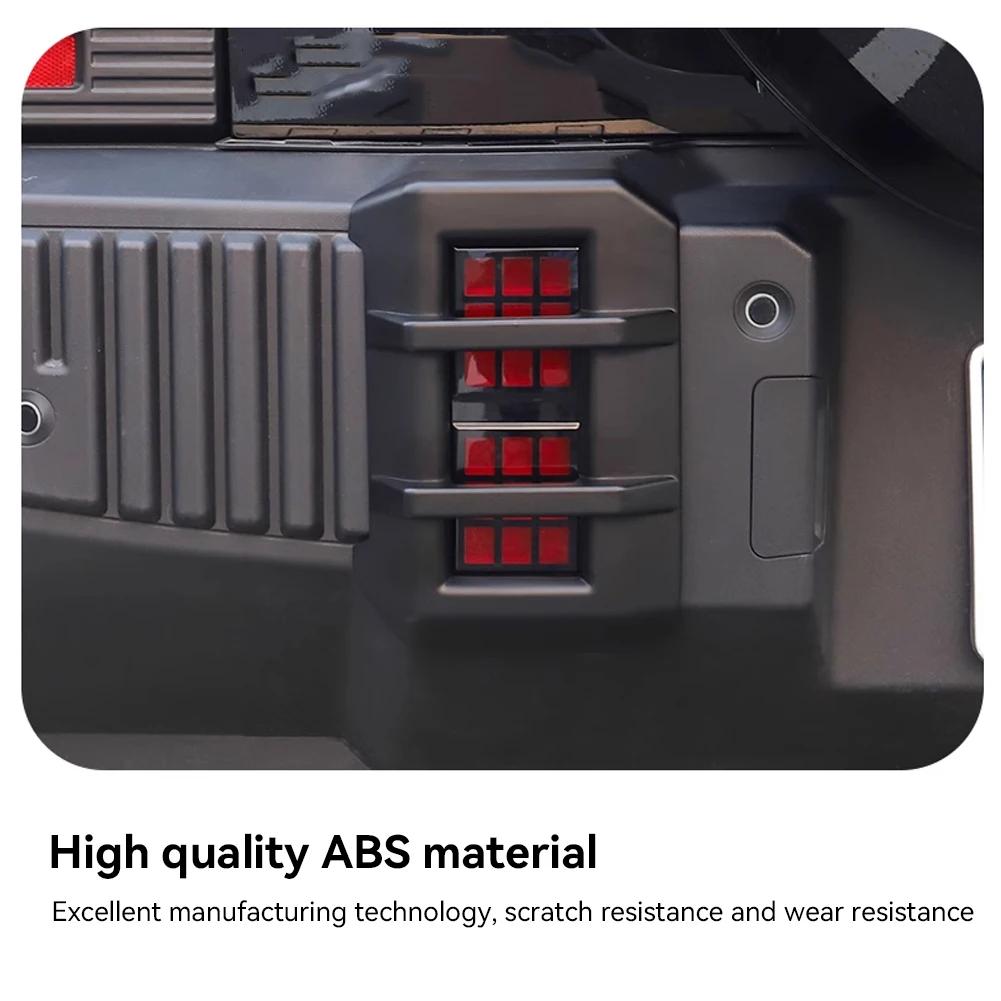 2 шт. Защитные накладки на автомобиль, декоративные аксессуары для Chery Jetour T2/Traveler 2024 + задняя противотуманная фара, рамка для заднего фонаря