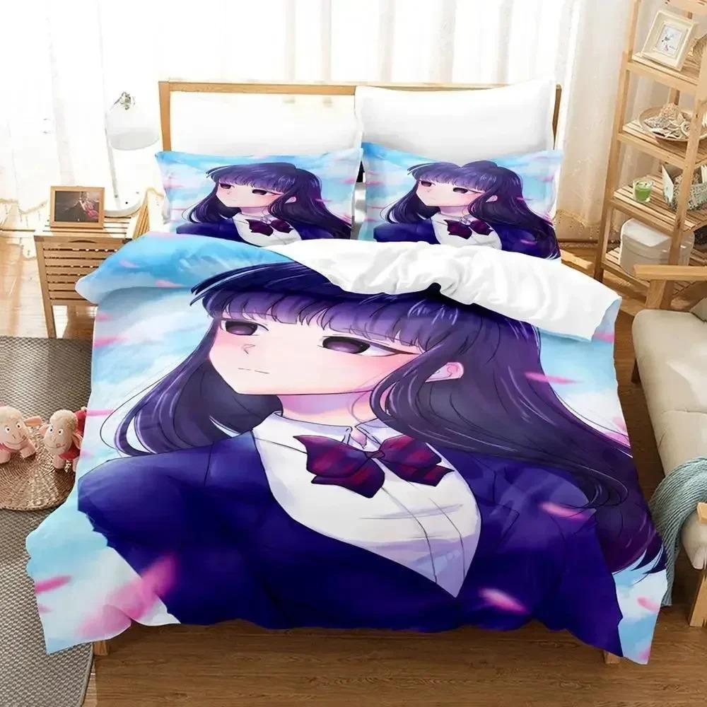 Новый Набор Постельного Белья Komi Cant Comunicate Спальня Мягкие Современные Покрывала Удобное Детское Постельное Белье Мягкое Пододеяльник Удобный Чехол для Одеяла и Наволочка