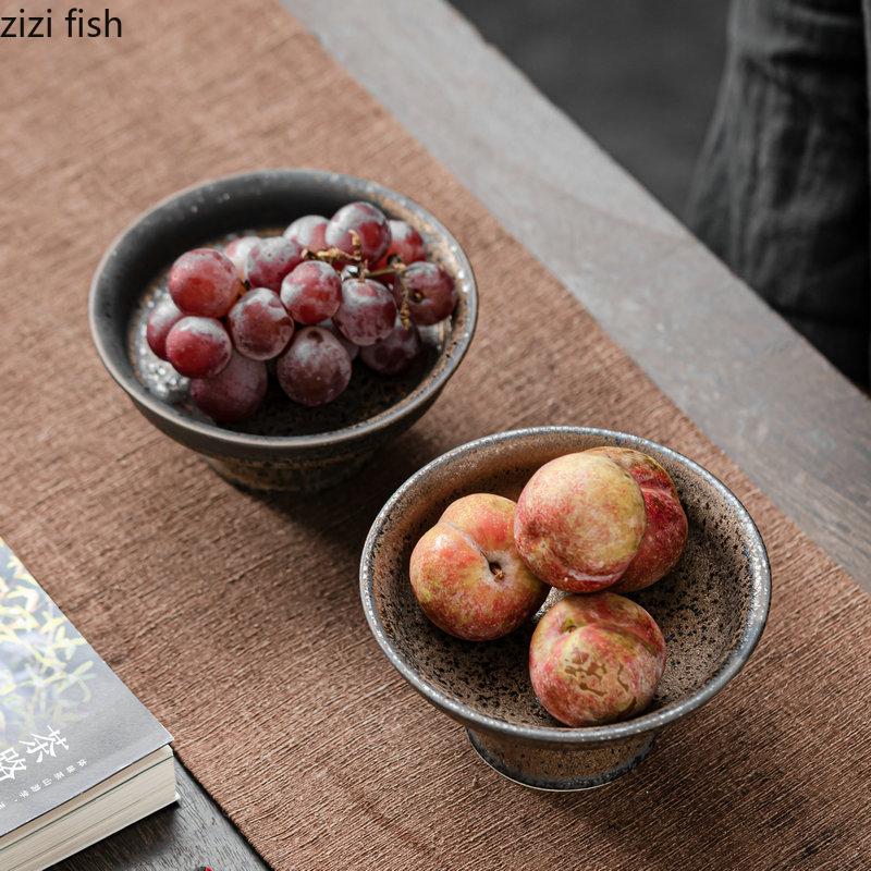 Керамическая тарелка на высоких ножках Поднос для закусок Тарелка для фруктов Поднос для закусок Форма для торта Подставка для торта Тарелки для димсамов Чаша для десерта Сервировочные тарелки