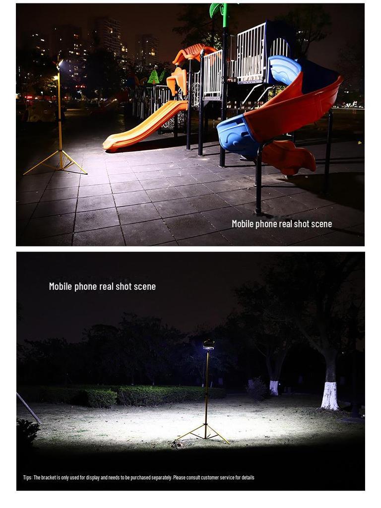 Portable Super Bright LED Rechargeable Floodlight for Home, Outdoor, and Camping