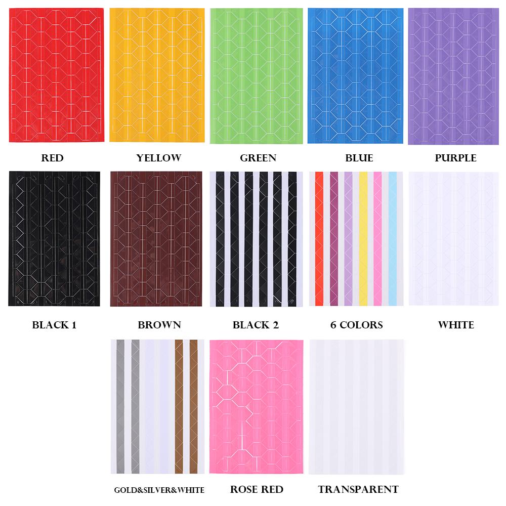 10 Sheets DIY Colorful Photo Corner Scrapbook Paper Photo Albums Frame Picture Decoration High Quality Home Decor PVC Stickers