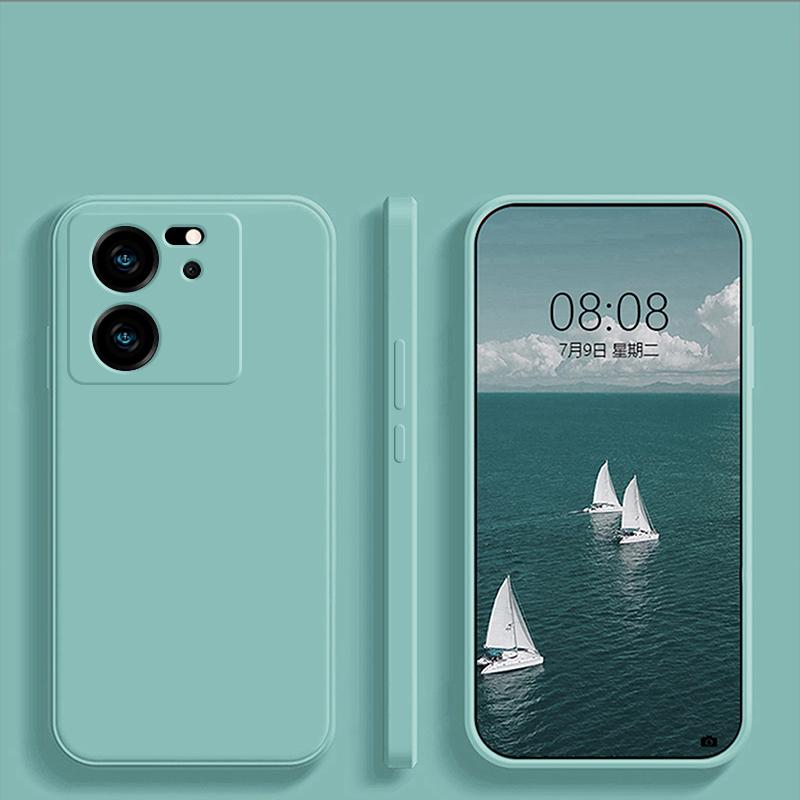 Для Mi 13T 13 T Mi13T Pro Чехол Роскошный квадратный жидкий силиконовый чехол для телефона Xiaomi Mi 13T Mi 13 T Pro Mi13T Pro 5G Мягкая задняя крышка