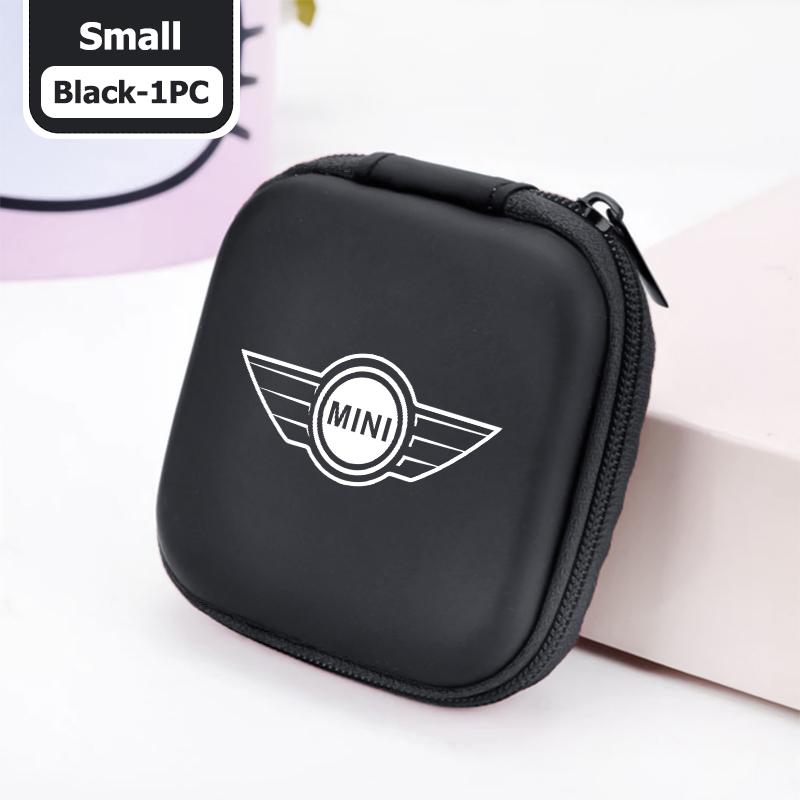 Car Earphone Key Case Men Ladies Key Storage Bag Auto Accessories For MINI Cooper R55 R56 R57 R58 R59 R60 R61 JOHN COOPER WORKS q5
