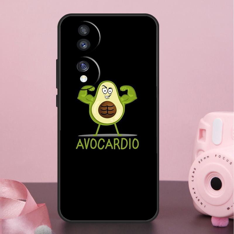 Милый Мультяшный Авокадо Фитнес Чехол Для Honor X9a X8a X7a X6a X7 X8 X9 X9b X8b Honor 10 50 70 90 Lite Magic 6 5 Pro Обложка