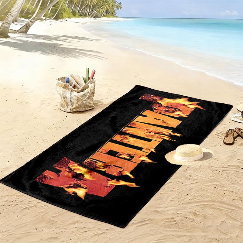Panteras FC Print Beach Towel, Large Soft Quick Dry Towel for Beach Camping Swimming