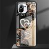 Стеклянный чехол с бантом для Xiaomi Poco X3 NFC 11 Lite 11T F3 M3 для Redmi Note 11 10 9 8 Pro 10S 9S 9A 9C, чехол для телефона