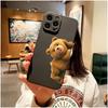 Чехол для телефона Ted Bear для iPhone 11 12 13 14 15 16 Pro Max Plus Mini 7 8 SE X XS XR Мягкий силиконовый чехол