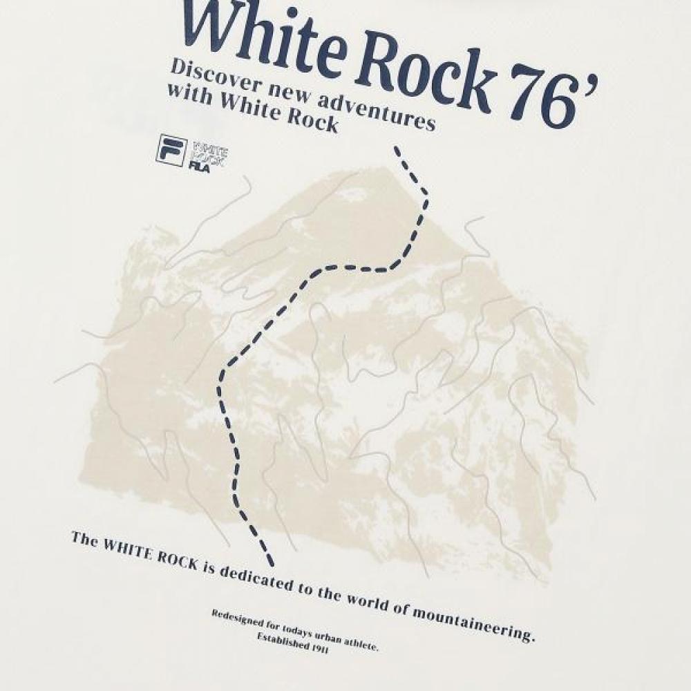 Fila Белая футболка с длинным рукавом и графическим принтом White Rock