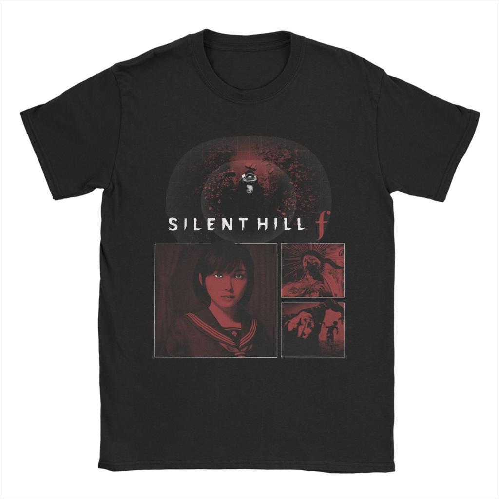 Silent Hill F Хоррор Игра 2025 Графическая Печать Футболки Мужчины Женщины Любитель Игр 100% Хлопок Футболка Одежда