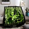 Charli XCX Green Photo Collage for all seasons blanket lunch break throw gift