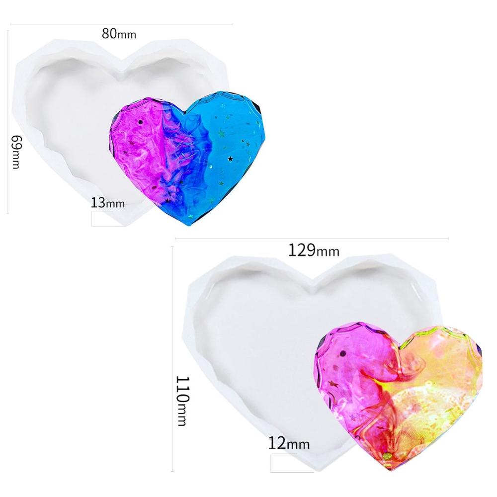 Shaped Cup Mats Silicone  Edge Coaster Mold Resin Casting Mold Pad Clay Tools Tray Mould