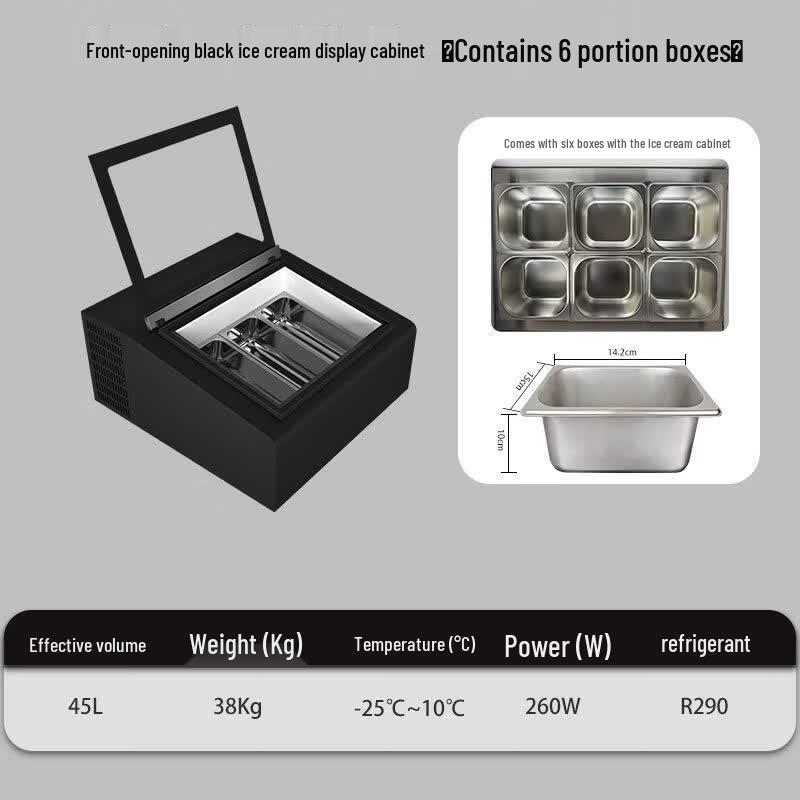 Commercial Ice Cream Display Freezer