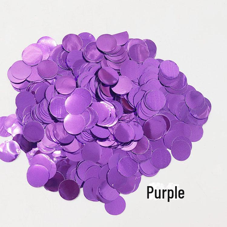 Heart-Shaped Transparent Latex Balloon with Star Sequin Confetti