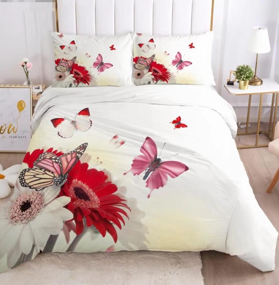 Comforter 3D Hd Quality Printed Queen King Size Home Decor Bedding Set For Women Coworker Gift 3 Piece Set With 2 S
