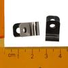100 PCS Stainless Stee Cable Clips R-Shaped Wire Shelf Clips Double Trailer Wire Clips  Trailer