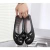 New Women Fashion Hollow Soft Sole Flat Heel Sandals Genuine Leather Casual Flat Daily Shoes Comfortable Footwear for Female