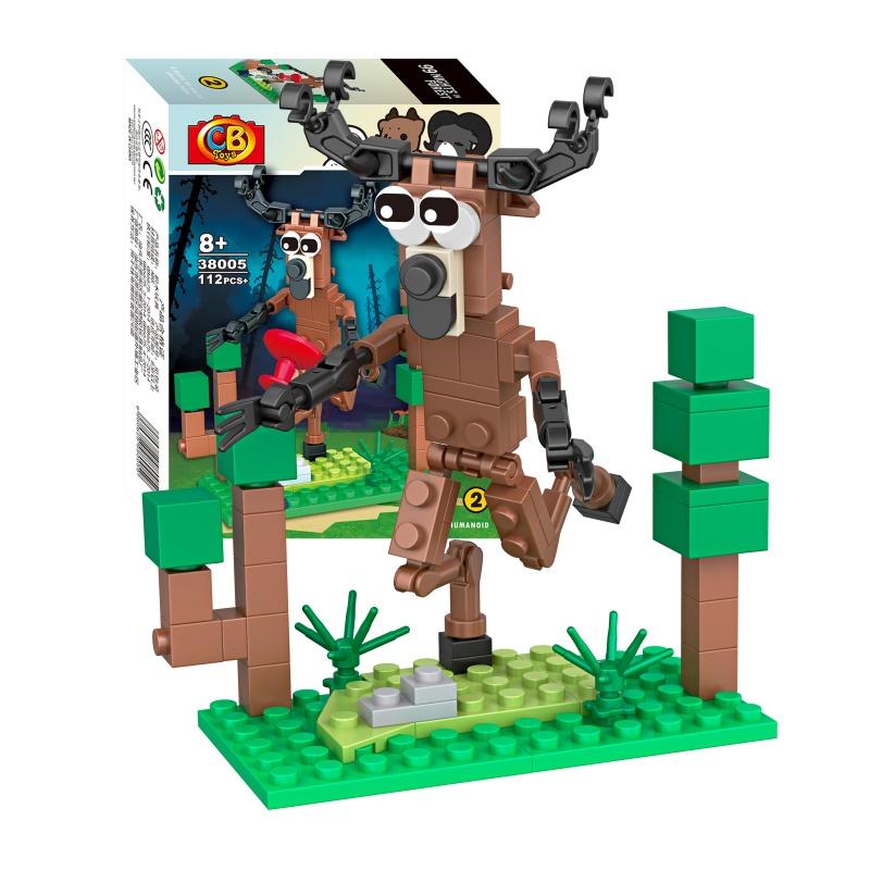 New 99 Night Horror Game Building Blocks in the Forest Monster Deer Bricks for Boys Toys Christmas Birthday Gifts