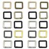 5pcs Square Shape Spring Ring Buckles 27*24mm Snap Clasp Clip New Carabiner Purses Handbags Buckles