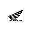 Подходит для декоративных наклеек на мотоцикл Honda Круглый 3D Стикер Логотип CBR600RR CBR600RCBR500RCBR1000RRCB190SSPcx125 Аксессуары