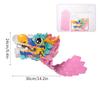 Chinese New Year Dragon Dance Decoration Paper Dancing Dragon Chinese Wedding Hand Held Toys 3D Paper Dragon Photo Props
