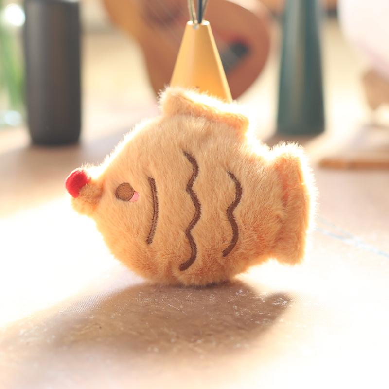 Милый милый гамбургер маленькая подвеска плюшевые игрушки кукла суши картофель фри хлеб круассан сумка подвесное украшение брелок