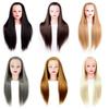 Wig Holder Hairstyle Manikin Head Synthetic Clamp Wig Stand Long Hair Training Head Salon