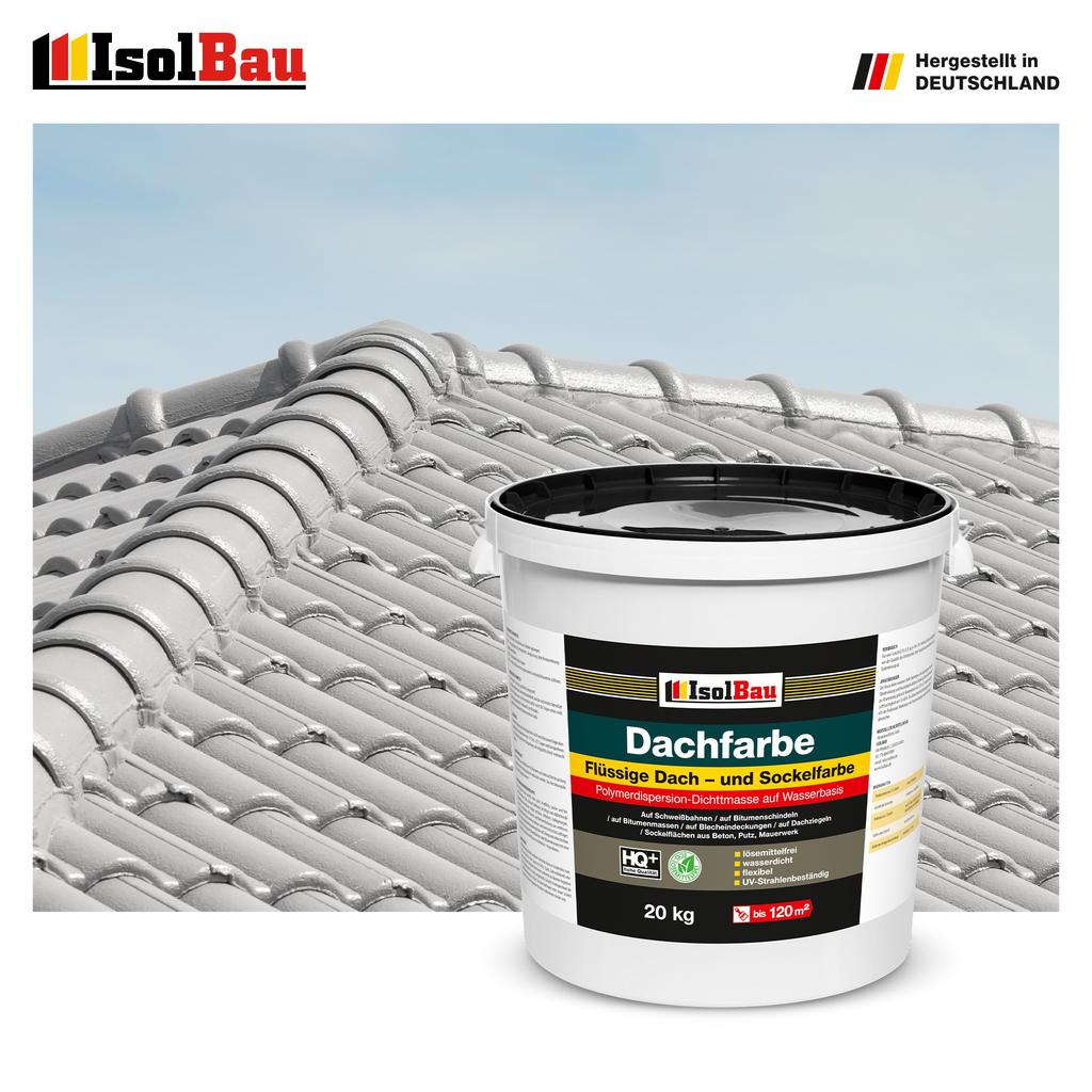 IsolBau Roof Paint Dachfarbe Stone Gray 20