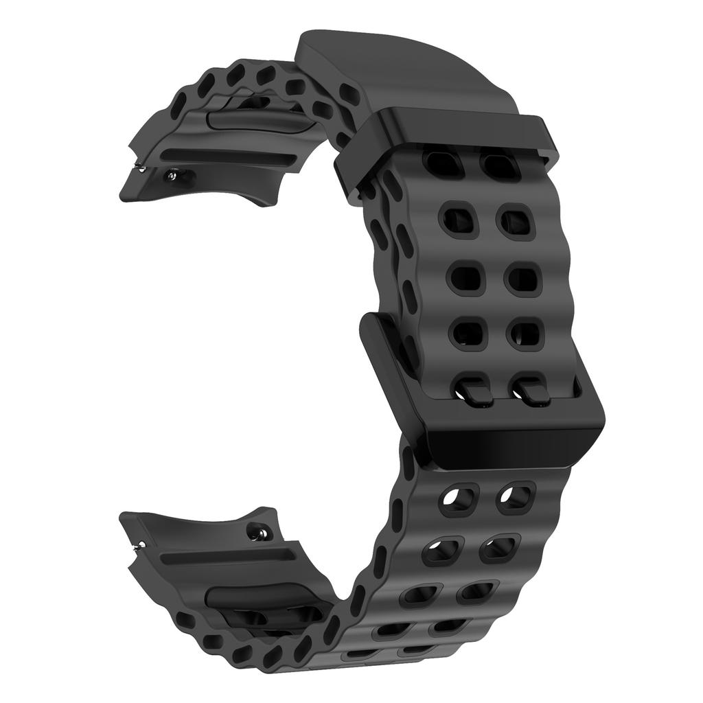 For Samsung Galaxy Watch7 40mm/44mm Silicone Band Dual Color Replacement Watch Strap