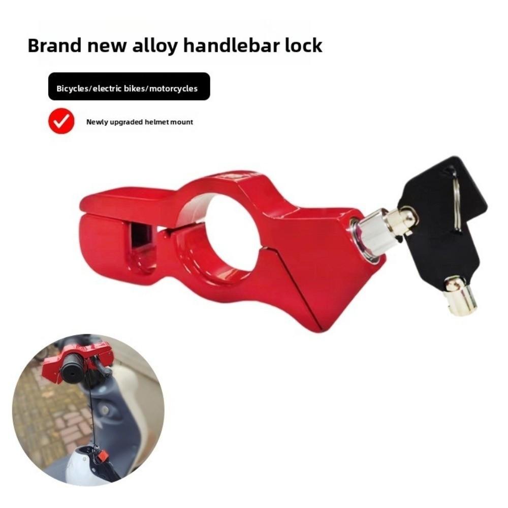 Alloy Handlebar Lock Anti Theft Electric Scooter Handlebar Lock Brake Locks  Vehicle Safety