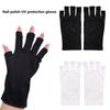 Half-finger Sunscreen Gloves Anti -UV UV-protective Gloves Durable Nail Painting Gloves  Nail Tools