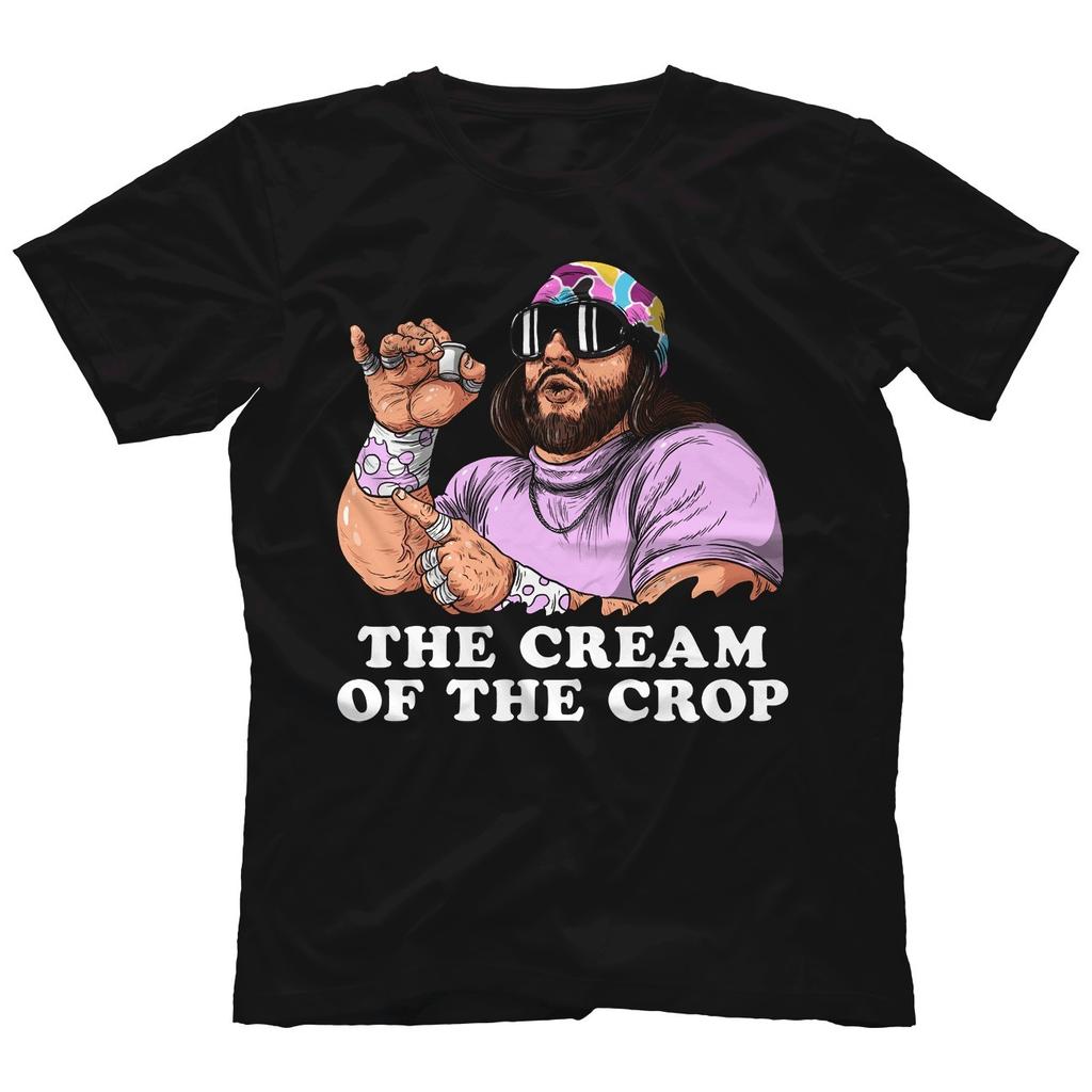 Macho Man Рэнди Сэвидж Сливки Урожая Подарок Для Фанатов Унисекс S-5XL Футболка HK155