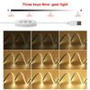 USB LED Strip Light 5V 320LEDs/M COB Dimmable Touch Sensor Switch/ Push Switch Tape DIY TV Mirror Backlight Room Night Lighting