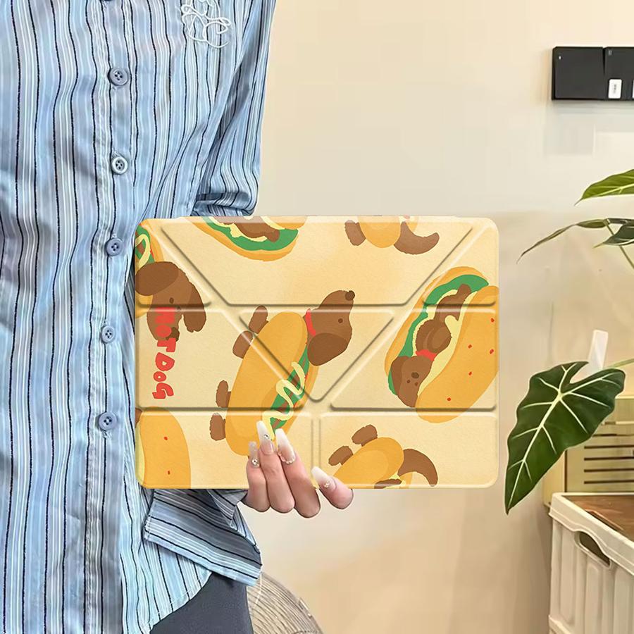 Чехол-сосиска для планшета iPad Air 4 5 M3 M2 1 2 M4 11 дюймов Mini 6 7 Pro 11-го 10-го 9-го 8-го 7-го 12,9 дюйма Pro 2025 Держатель Обложка