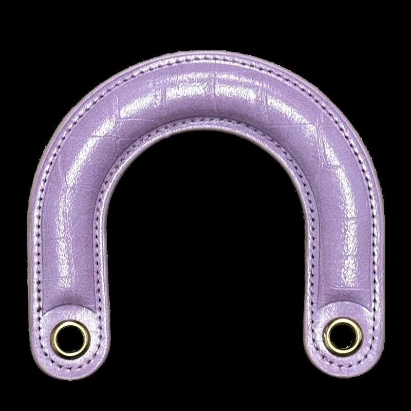 Curved PU Bag Strap Handle - Replaceable Handheld Bag Accessory