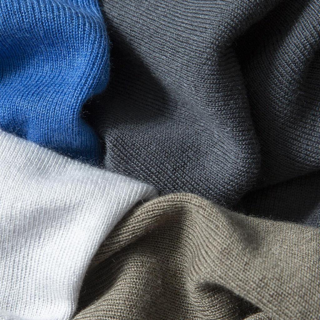 Skin-Friendly Seamless Merino Wool Base Layer Knitwear - Half & Full High Neck