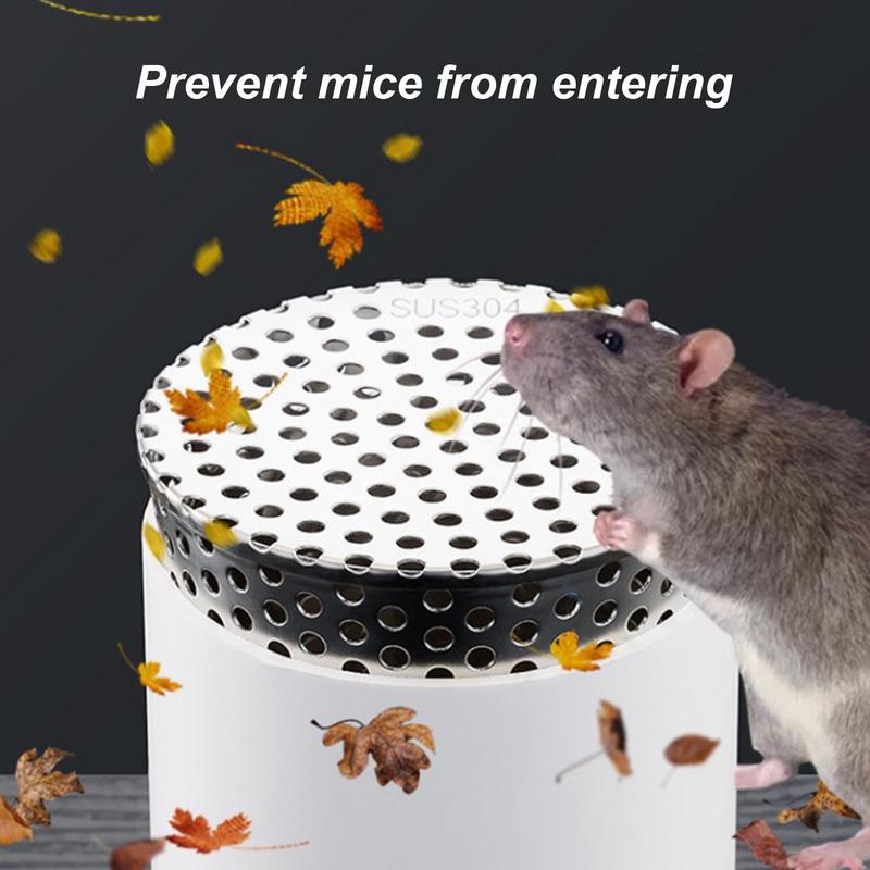 Stainless Steel Filter Mesh Gutter Leaf Debris Mud Trap Guards Drain Pipe Cover Downpipe Guttering System Waterproof