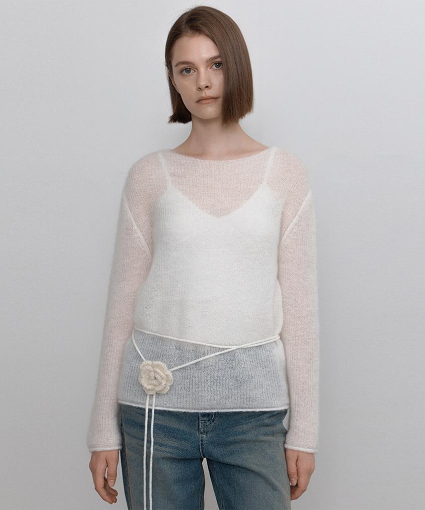 Брошь Deomago Hazzi Knit_Серый