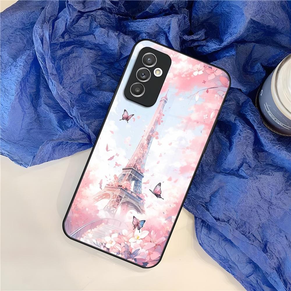 Франция Париж Эйфелева башня Чехол для телефона для Samsung S25 S24 S30 S21 S23 S20 S22 Fe S10 E S9 Note 20 Pro Ultra Plus стеклянный Чехол