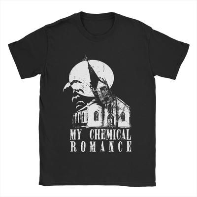 My Chemical Romance Футболка для мужчин 100% хлопок Смешная футболка С круглым вырезом Футболки Топы с коротким рукавом Подарок на день рождения