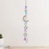 Stars Moon Sun Catcher Hanging Planets Ornament Prismatic Sun Catcher Rainbow Maker for Outdoor Garden Home Wall Decoration