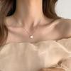 1 Pcs Light Luxury Temperament Shell Necklace Design Sense Mother of Pearl Buckle Chain Internet Famous Exquisite New