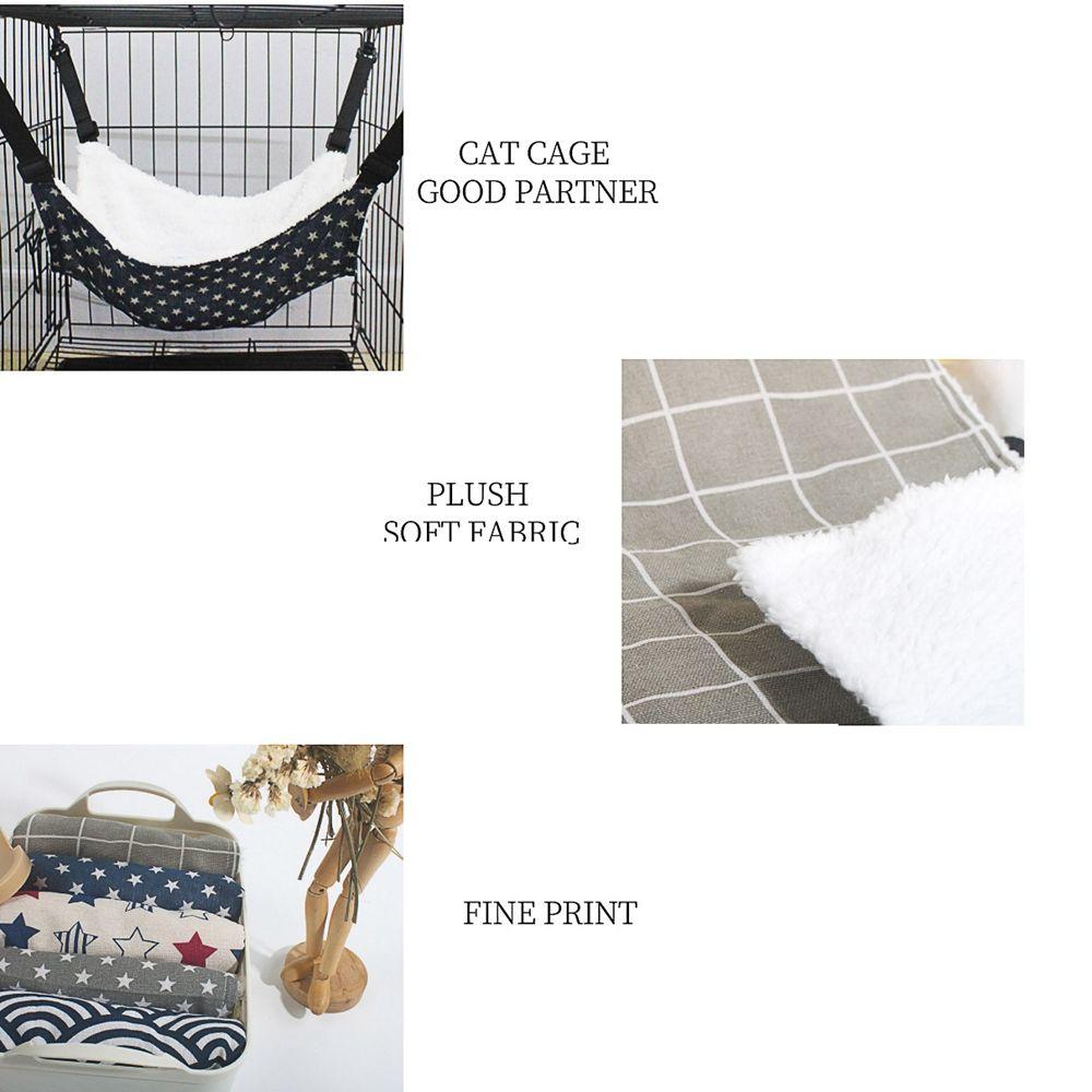Hanging Type Comfortable Cloth Cat Swing Cat Sleep bed Cat Supplies Cat Hammock Pet Hanging Basket