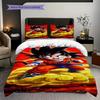 1PC Dragon Ball pattern Bedding Quilt Set Quilt Cover Pillowcase Home Decoration Birthday Gift (1 * duvet cover + 2 * pillowcase, without core)