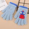 Ultraman Children's Gloves Cartoon Cute Warm Gloves Five Finger Velvet Thickened Gloves