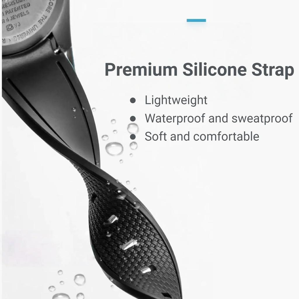 Силиконовый ремешок для часов Sine Metu 20 мм для Omega x Swatch с инструментами Прямо из Японии