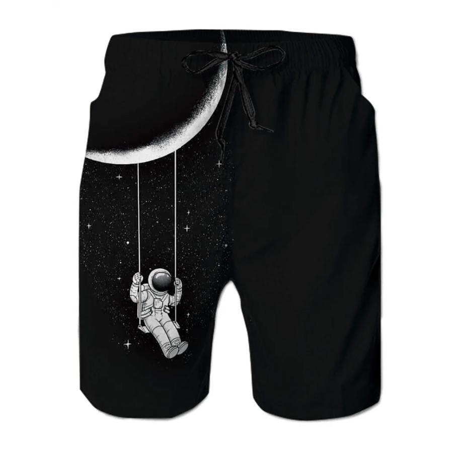 Смешные животные Динозавр Пляжные шорты Брюки Мужские 3D-печать Boardshorts для серфинга Летний Гавайский купальник Плавки Крутые Ледяные шорты