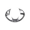 For Mitsubishi Outlander 2017 2018    ABS Carbon Fiber Styling Car Inner Steering Wheel Trim Cover Button Sticker