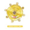 Spinning Flying Disc Toy with Colorful Beads and Smooth Rotation for Stress Relief and Sensory Play Durable Plastic Material